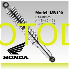 China Honda MB100 Motorcycle Shock Absorber 330mm Motor Shocks , Motorcycle Spare Parts supplier