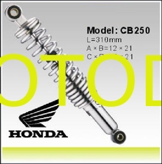 China Honda Cb250 Motorcycle Shock Absorber , Brazil Cb250 Rear Shocks 310MM Motor Shocks supplier