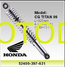 China Honda CG TITAN 99 Motors Shock , 52400-397-631 Motorcycle Spare parts  / Accessory supplier