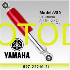 China Yamaha V80 Motorcycle Shock Absorber 527-22210-21  , Motor Rear Shocks , Red Color supplier