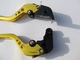 Yellow Motorcycle Adjustable Clutch Lever For Aprilia Rsv Tuono Falco Rst1000 supplier